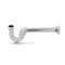 Everflow Utility/ Milwaukee P-Trap w/Drain Plug for Tubular Drain Applications, 17GA Chrome Pltd Brass 1-1/2" 12817 - alternate 3